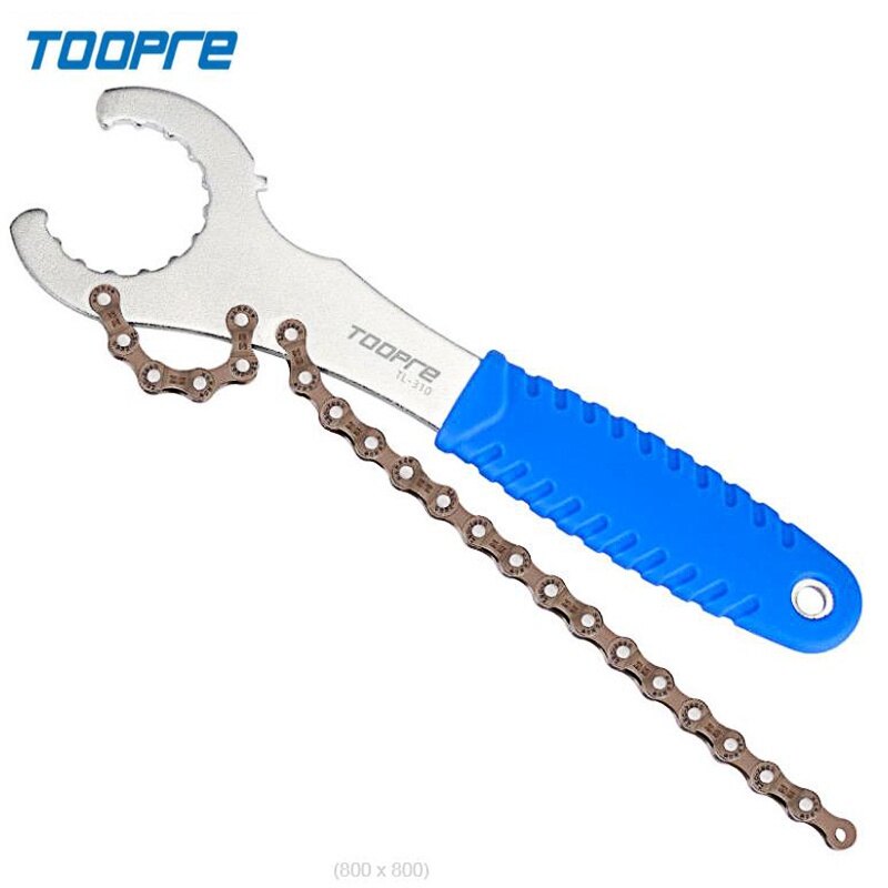 Toopre cờ lê sửa chữa xích xe đạp đa năng 3 trong 1 dụng cụ tháo giá đỡ dưới bánh xe cho xe đạp đường trường mtb dụng cụ sửa chữa xe đạp
