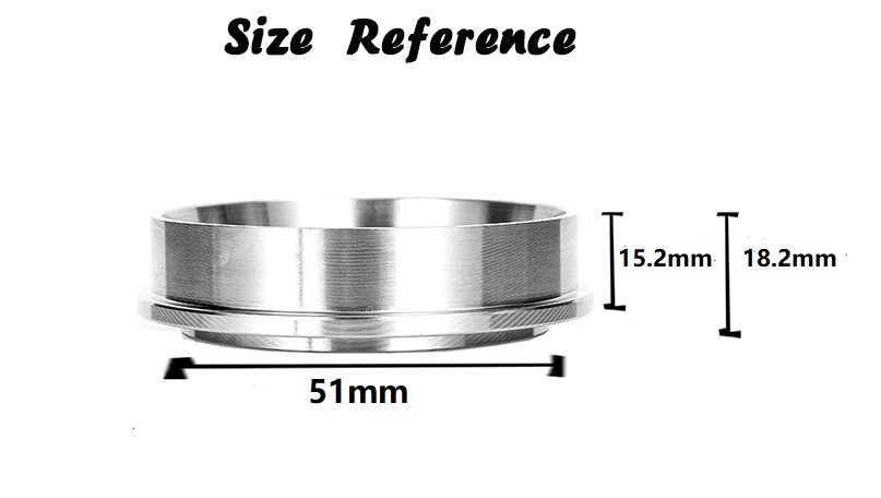 NEOUZA Vòng Phễu Định Lượng Cà Phê Espresso Bằng Thép Không Gỉ 51Mm 53Mm 58Mm Phù Hợp Cho Bộ Lọc Esp