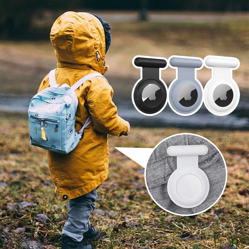 3 hộp airtag ẩn, airtag cho trẻ em, người cao tuổi, thú cưng, quần áo, an toàn hơn đồng hồ airtag, móc khóa airtag và vòng cổ airtag