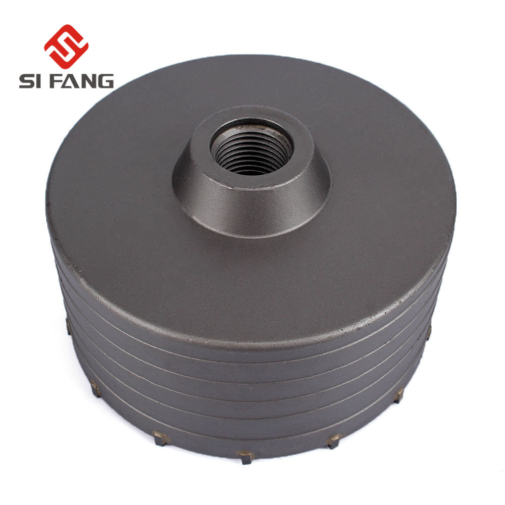 Mũi khoan si fang carbide, mũi khoan cắt, đường kính khoan 115mm, lõi rỗng, mũi khoan sds plus shank cho xi măng gạch, bê tông