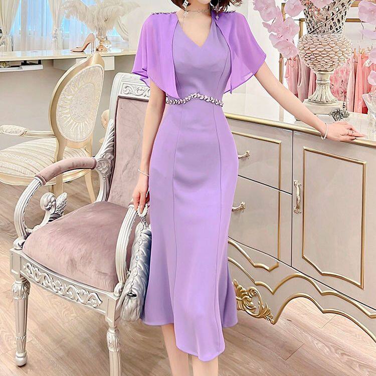 Đầm thiết kế riêng theo yêu cầu đầm xòe nữ tính mới mùa hè 2023