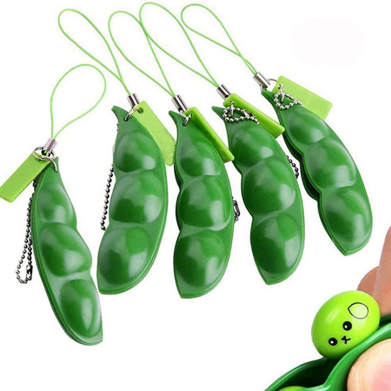 5 Chiếc Móc Khóa Đồ Chơi Hình Hạt Đậu Pop It Fidget Đồ Chơi Đậu Vui Nhộn Cho Quà Tặng Tiktok Đồ Chơi Đậu Hà Lan Chống Căng Thẳng, Bóng Móc Chìa Khóa Bùa Điện Thoại