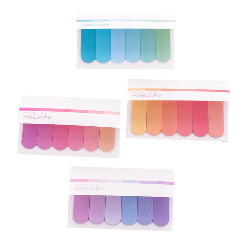 Giấy dán kawaii 120 tờ giấy ghi nhớ dính miếng dán đánh dấu sách đồ dùng học tập văn phòng phẩm
