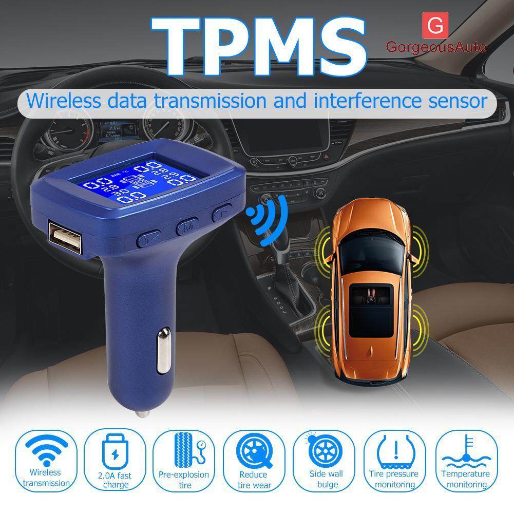 GorgeousAuto ความดันยางรถระบบควบคุม 4 เซ็นเซอร์ภายใน GorgeousAuto ความดันยางรถระบบควบคุม 4 เซ็นเซอร์ภายใน