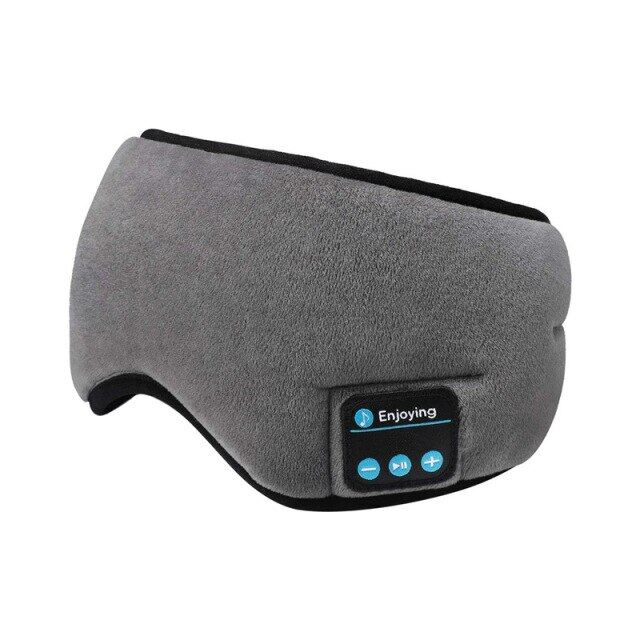 Mặt nạ ngủ mắt 3d không dây bluetooth 5.0 đa chức năng tai nghe âm nhạc cuộc gọi du lịch có micrô tai nghe thoáng khí bên hông