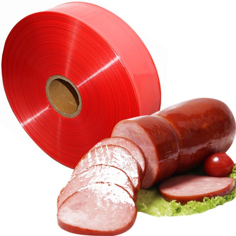 10 mét vỏ nhựa cho xúc xích rộng 85mm/120mm ддля carxúc xích giăm bông trứng chuối carcasas