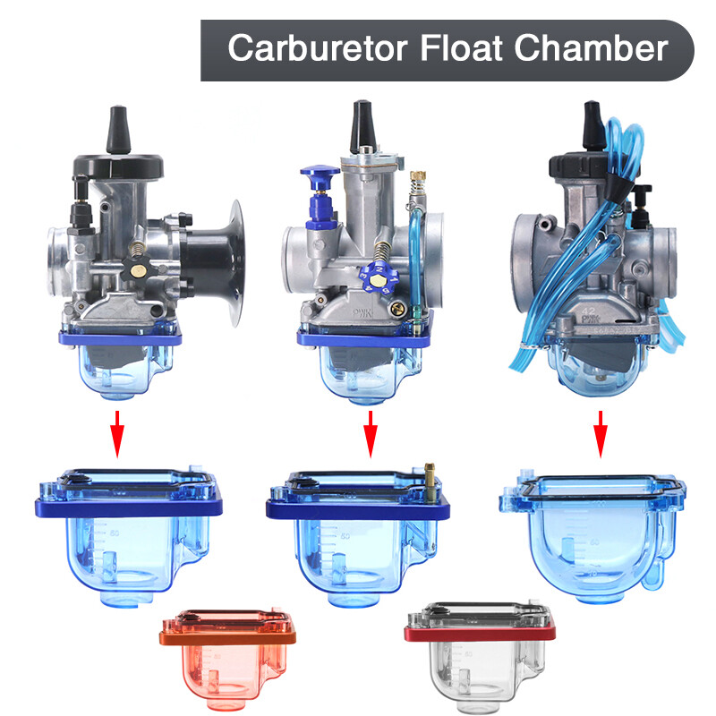 ZSDTRP Bát Nổi Bộ Chế Hòa Khí PWK Comp Buồng Trong Suốt Chén Dầu Cho PWK PWK I/II/III IV/KSR EVO Carb