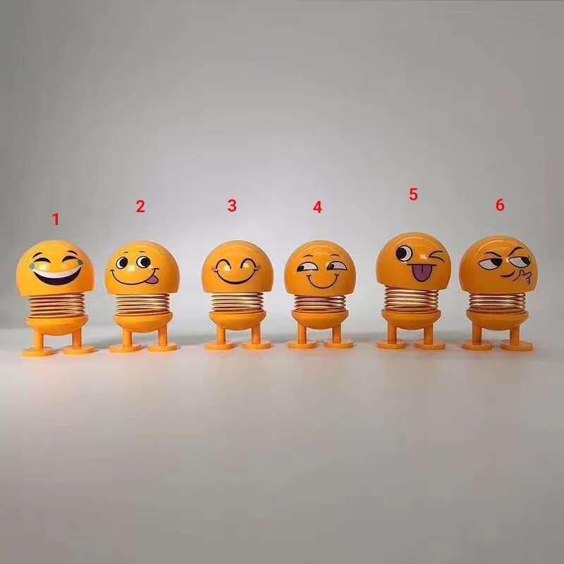 Emoji lò xo mặt cười nhún siêu dễ thương
