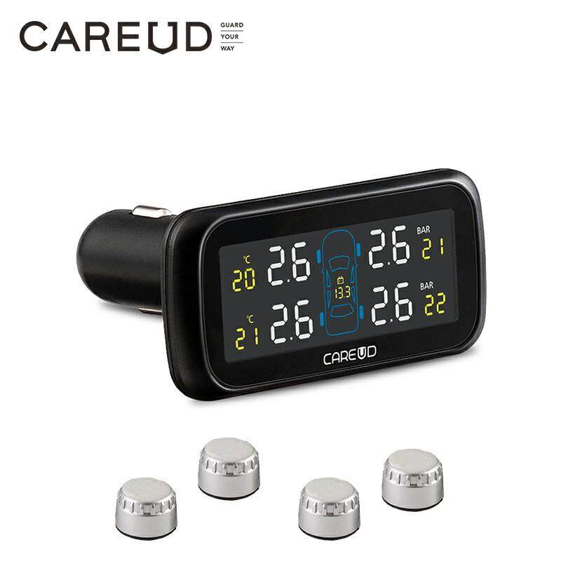 CAREUD Digital Car Auto Wireless TPMS Tire Tyre Pressure Monitoring System with 4 External Sensors CAREUD Digital Car Auto Wireless TPMS Tire Tyre Pressure Monitoring System with 4 External Sensors