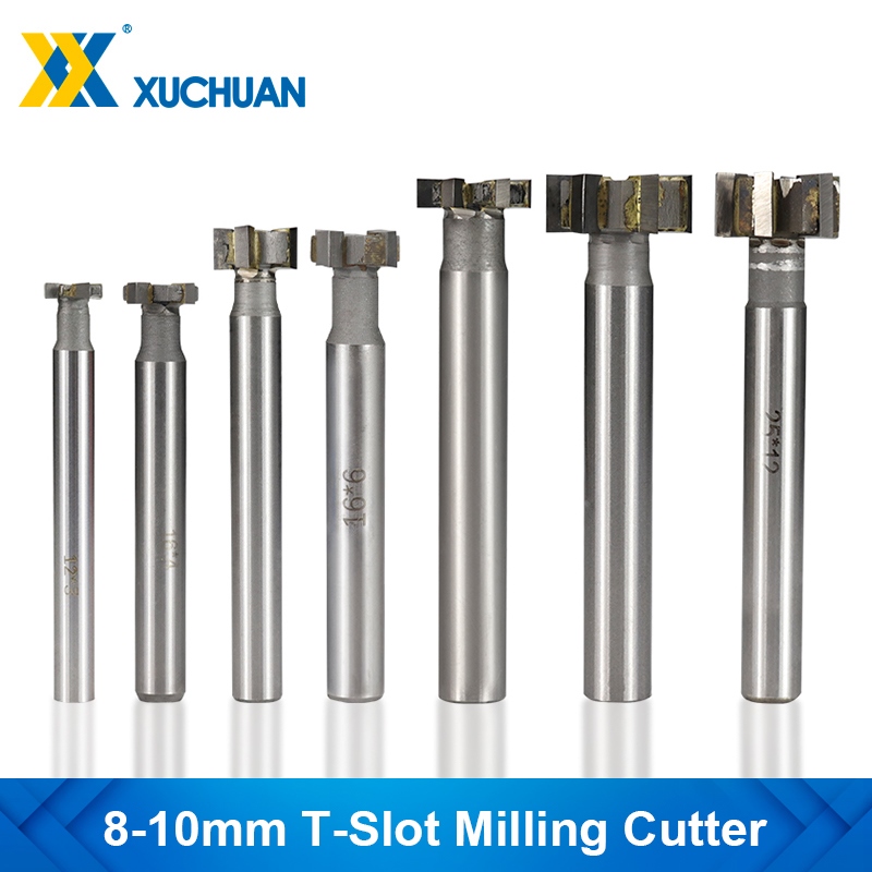 Dao phay rãnh chữ t dao phay đầu hss 8 20mm cho kim loại hss woodruff bộ định tuyến ghế ngồi phím mũi dao phay máy cnc bộ định tuyến