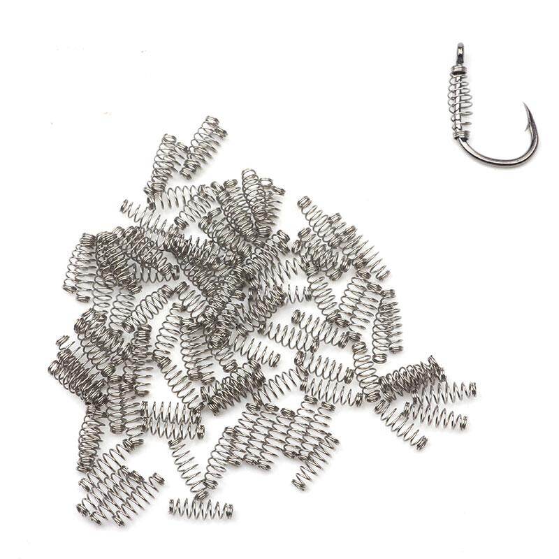 100 Cái Lưỡi Câu Mồi Feeder Mùa Xuân Cho Cá Chép Móc Fly Phụ Kiện Câu Cá Vụ Nổ Jig Lưỡi Câu Mùa Xuân Giải Quyết Công Cụ