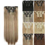 22" Straight Synthetic Hair Extension Set for Women