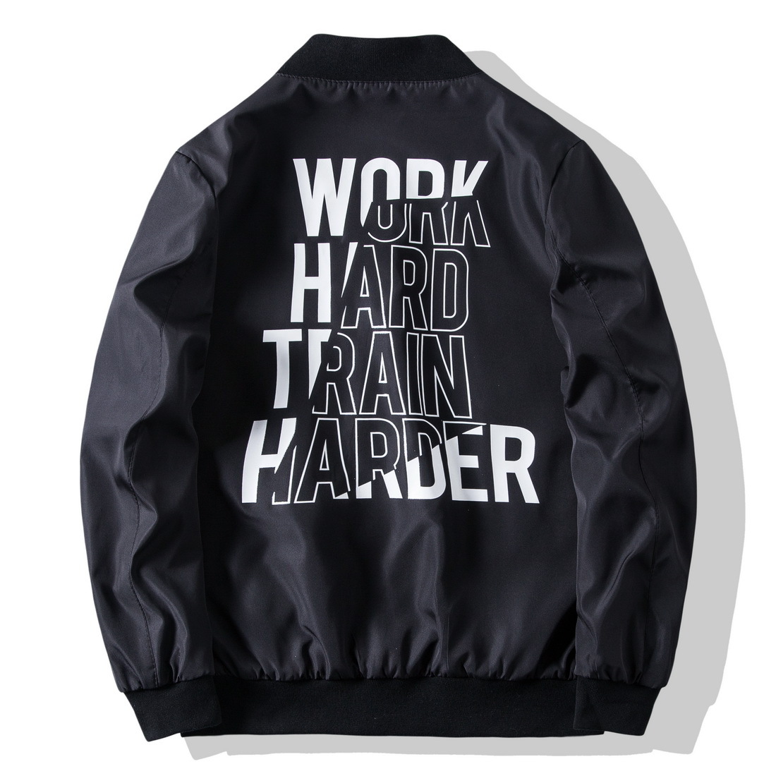 2021 New Autumn Men's Jacket Simple and elegant Letter Print Jacket for Plus Size 200 Catty Wearable