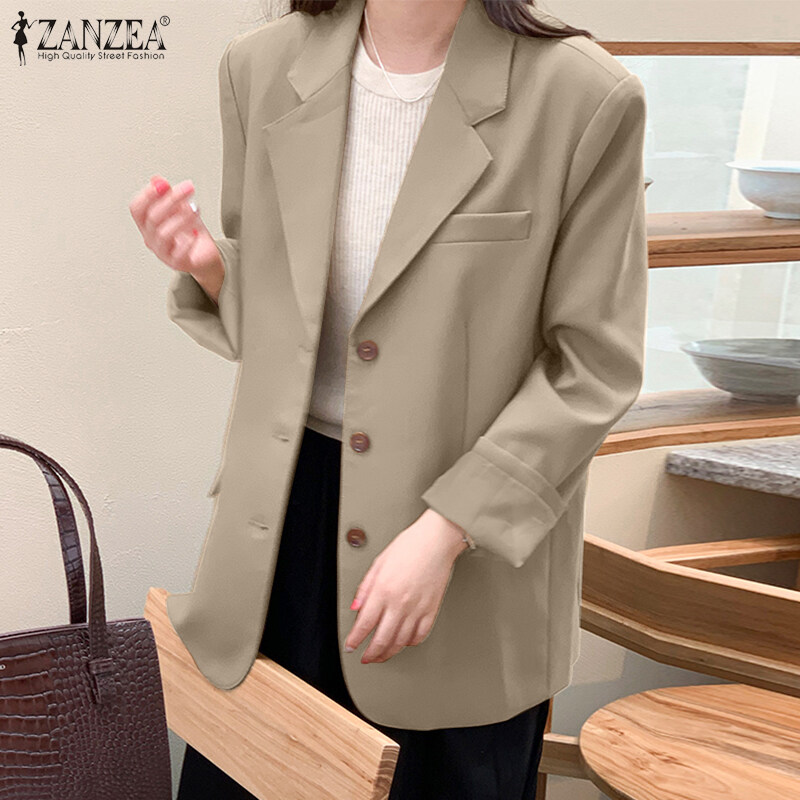 Queean ZANZEA Korean Style Women s Business Office Single Breasted Suits