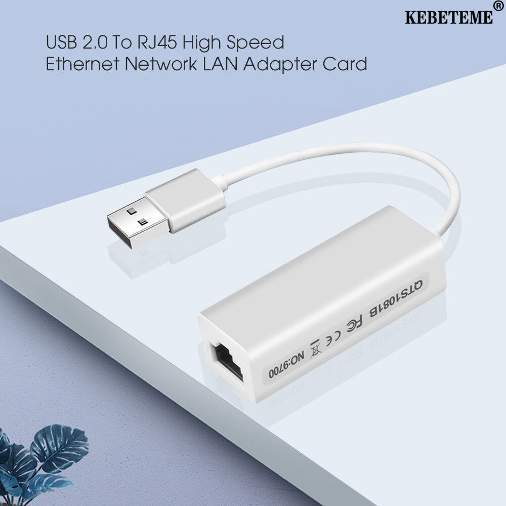 KEBETEME Bộ Chuyển Đổi Mạng USB 2.0 Sang RJ45 Lan USB RD9700 Tốc Độ Cao Cho M Ac OS Android Máy Tính Xách Tay Windows XP 7 Khuyến Mại