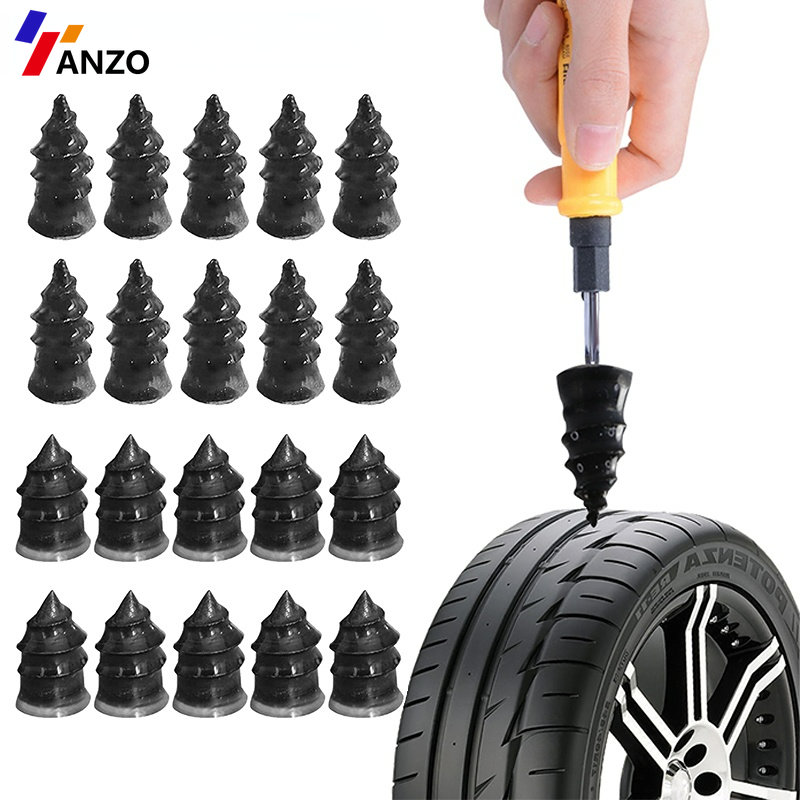 Bộ dụng cụ sửa chữa lốp chân không 10 chiếc bộ dụng cụ sửa chữa lốp xe miếng dán lốp tự sửa chữa cho xe máy xe hơi xe tay ga