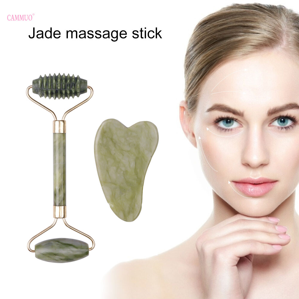 Cammuo 1 PC Ngọc Khuôn Mặt Con Lăn Massager Mặt Giảm Béo Massager Full Body Massager Head Cổ Massager