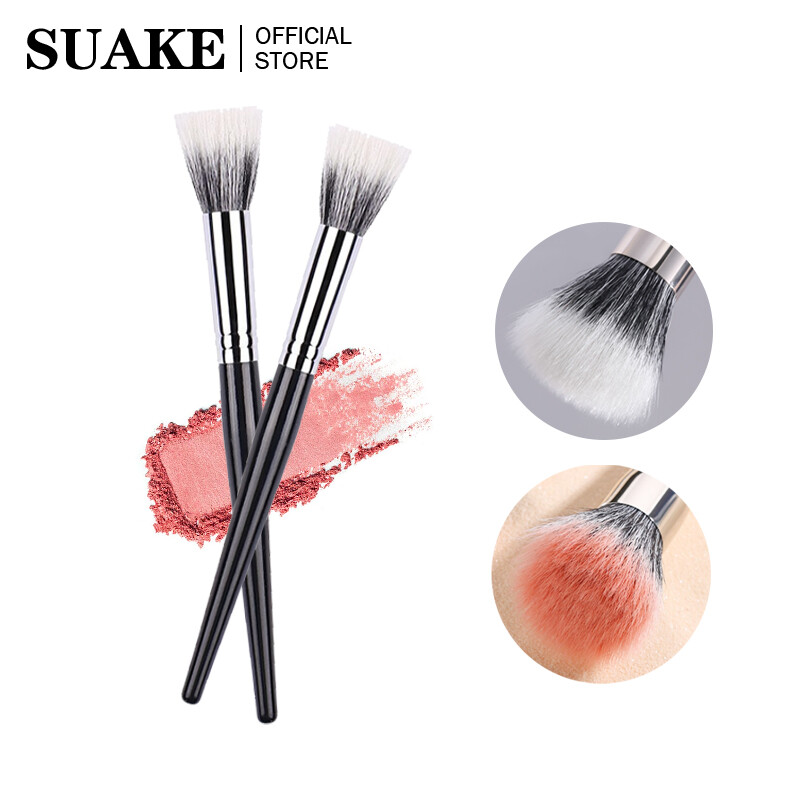Suake 1 cái Cọ má hồng với lông mềm đều màu Phấn má hồng