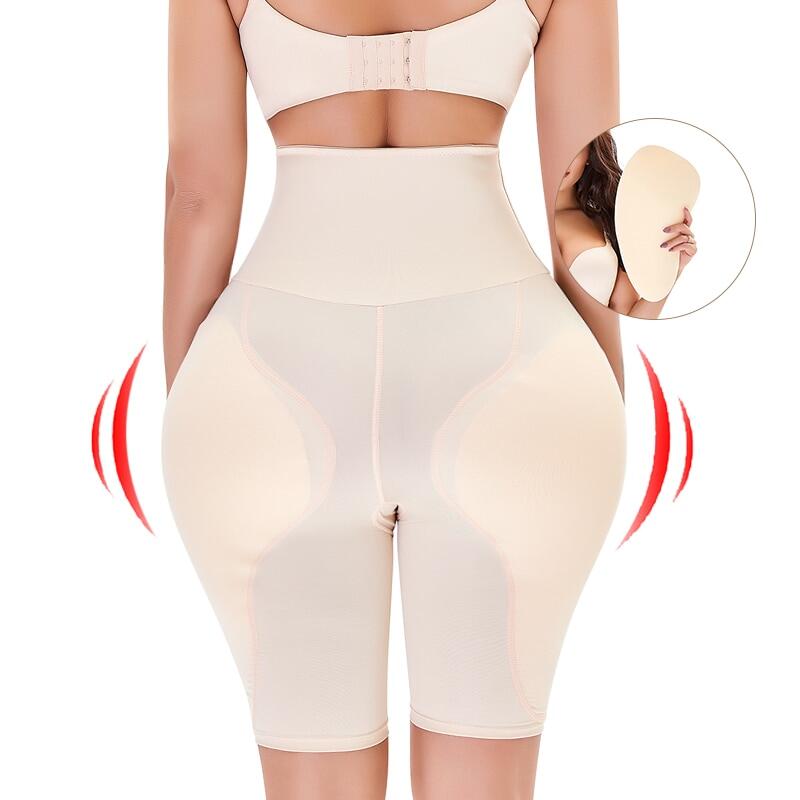 Booty quần lót nữ định hình eo cao nâng mông quần lót không đường may nâng mông nâng mông miếng đệm hông faja định hình quần lót