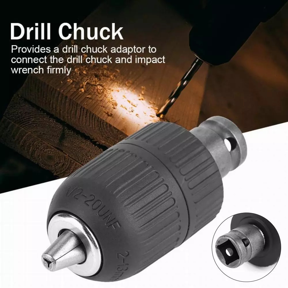 2-13mm Keyless Drill Chuck 1/2-20UNF+ 