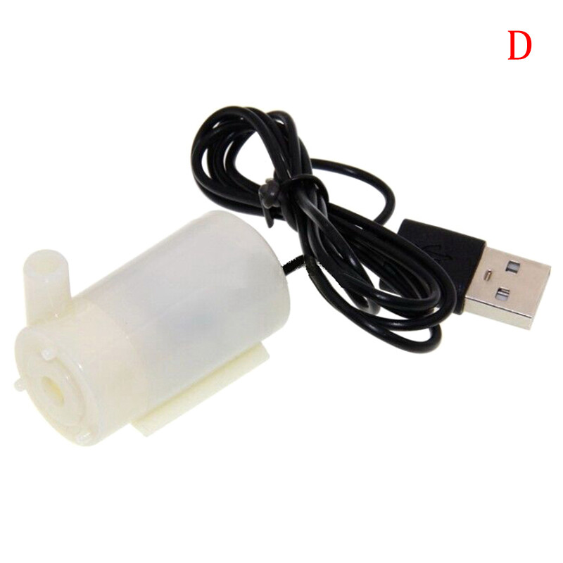 Máy Bơm Nước Mini Chìm Siêu Nhỏ USB, Cho Bể Cá Đài Phun Nước Hồ Cá DC Động Cơ - 4