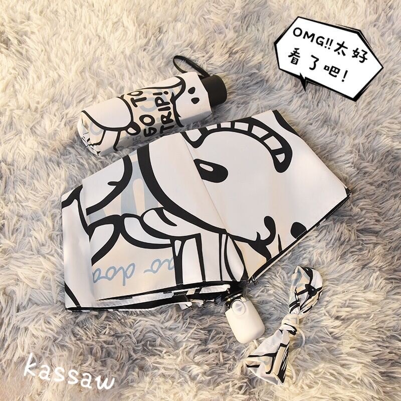 Ô tự động ins ô snoopy dễ thương ô chống nắng chống tia uv