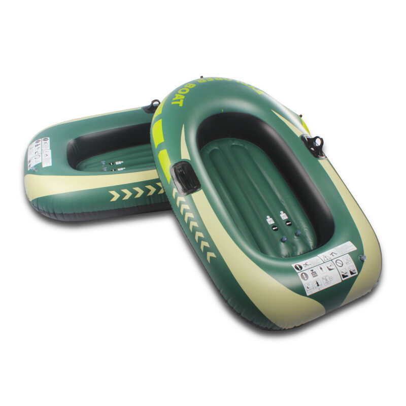 Thuyền bơm hơi nước pvc nhỏ thuyền bơm hơi thuyền bơm hơi 2 người 1 người thuyền đánh cá thuyền trôi