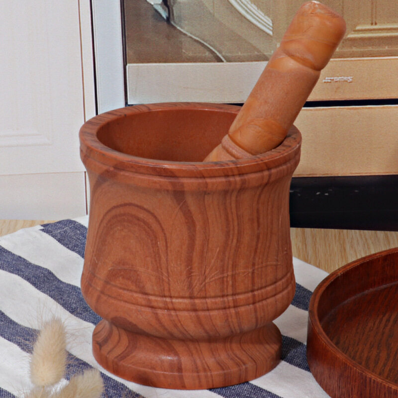 Generic Mortar Pestle Set Guacamole Herbs Spice Grinder Bowl Food Mill
