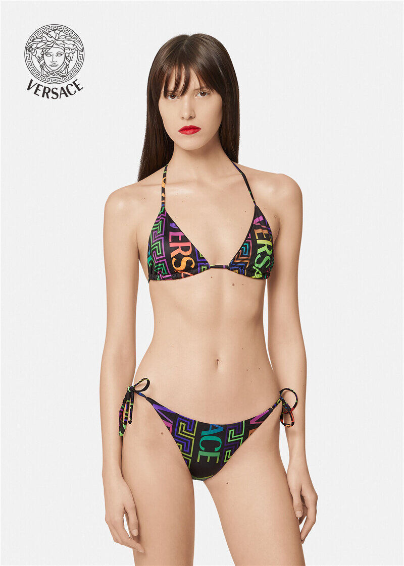 Đồ bơi bikini versace chính hãng bộ đồ bơi hai mảnh hở lưng băng quấn 2022 cho nữ đồ bơi bộ bikini đi biển cho nữ