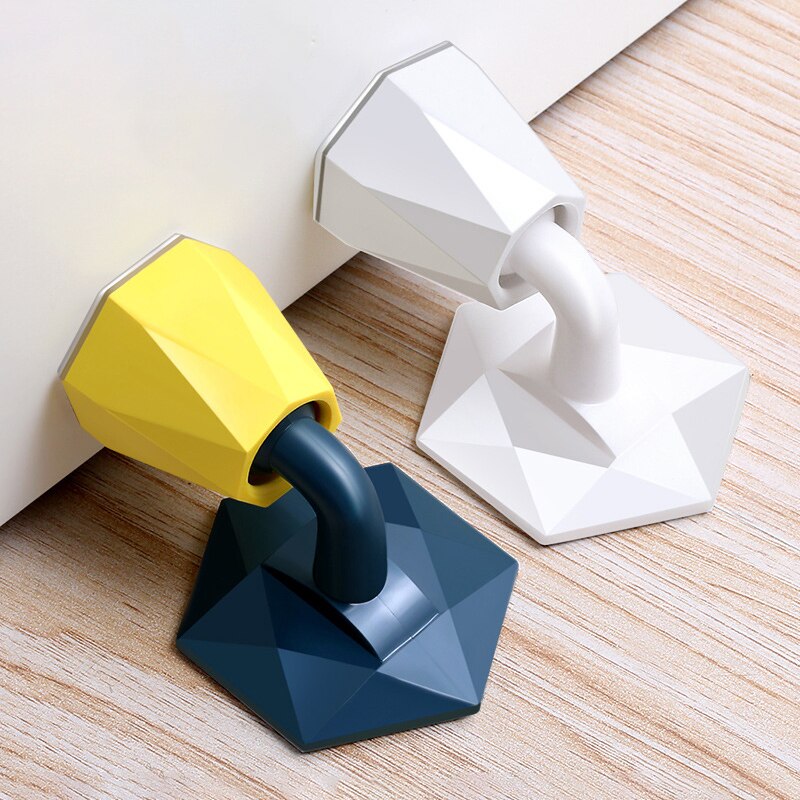 Nút chặn cửa silicon không ph không tiếng ồn nút chặn cửa hấp thụ tường nhà vệ sinh mới giá đỡ cửa chống va đập nút chặn cửa chống va đập