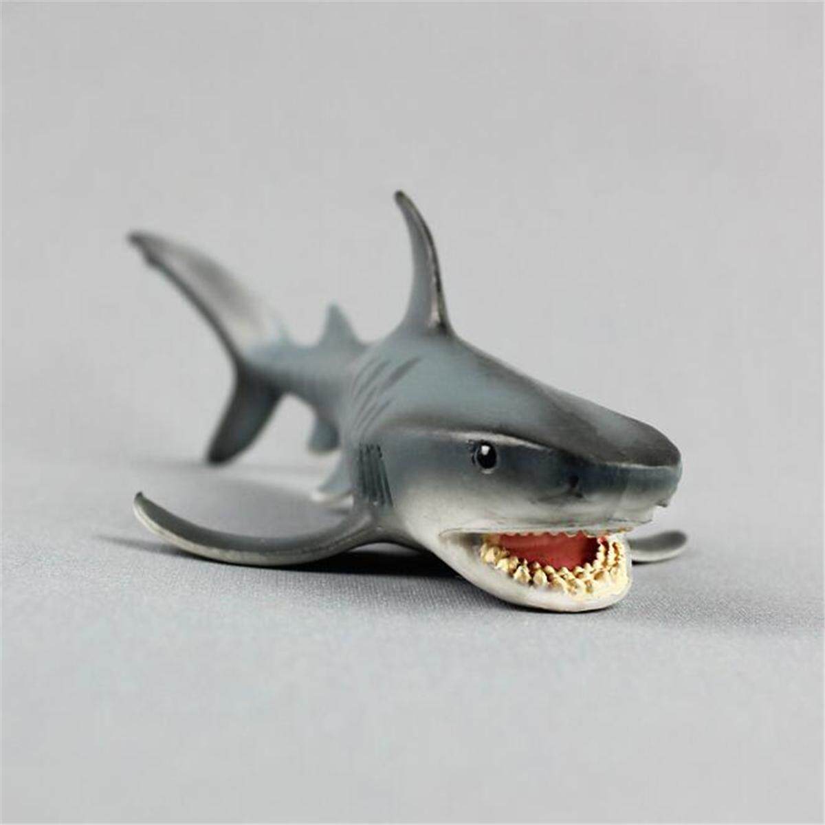 Generic Safari Ltd. Safariology Jaw Snapping Great White Shark 18.5x9 ...