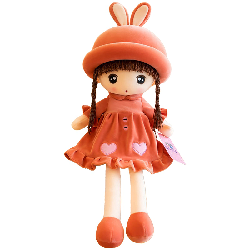 Búp bê thỏ đáng yêu 50cm búp bê dễ thương đồ chơi nhồi bông búp bê công chúa thỏ bé gái quà tặng sinh nhật cho trẻ em