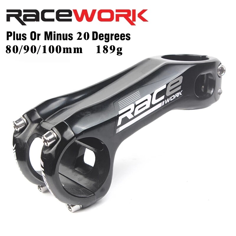 RACEWORK Pô Tăng Xe Đạp Đường Trường Xe Đạp Leo Núi Pô Tăng Ghi Đông XC AM DH Độ Bền Cao 20 Độ 31.8*80/90/100Mm