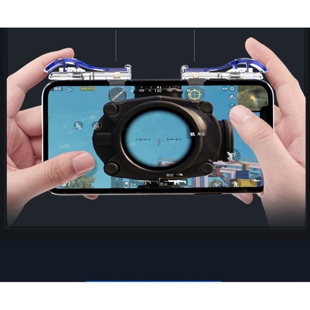 [HCM]Bộ nút ghìm tâm Kim loại chuyên chơi pubg Ros Freefire trên điện thoại gọn