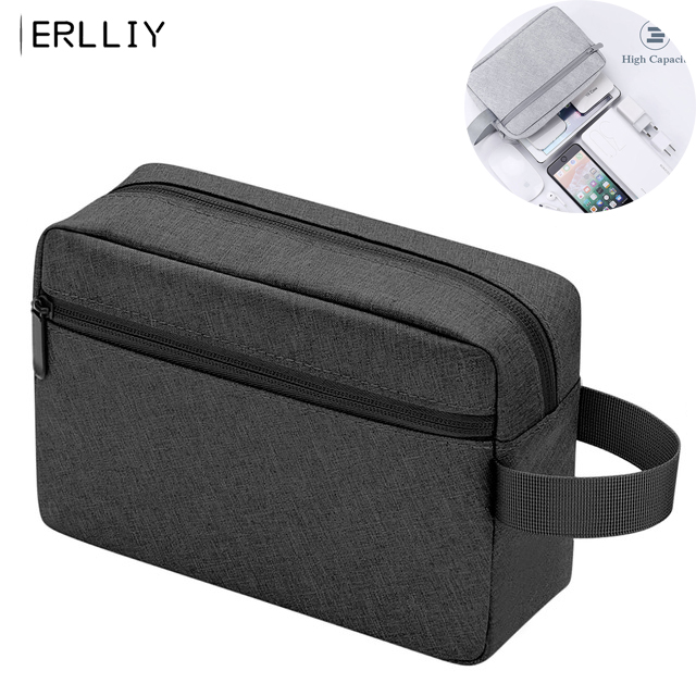 Túi Đựng Đồ Kỹ Thuật Số Du Lịch Di Động Erlliy Cho Cáp Tai Nghe, Ổ Cứng, Thiết Bị Tiện Ích Kỹ Thuật Số Túi Đựng Cáp