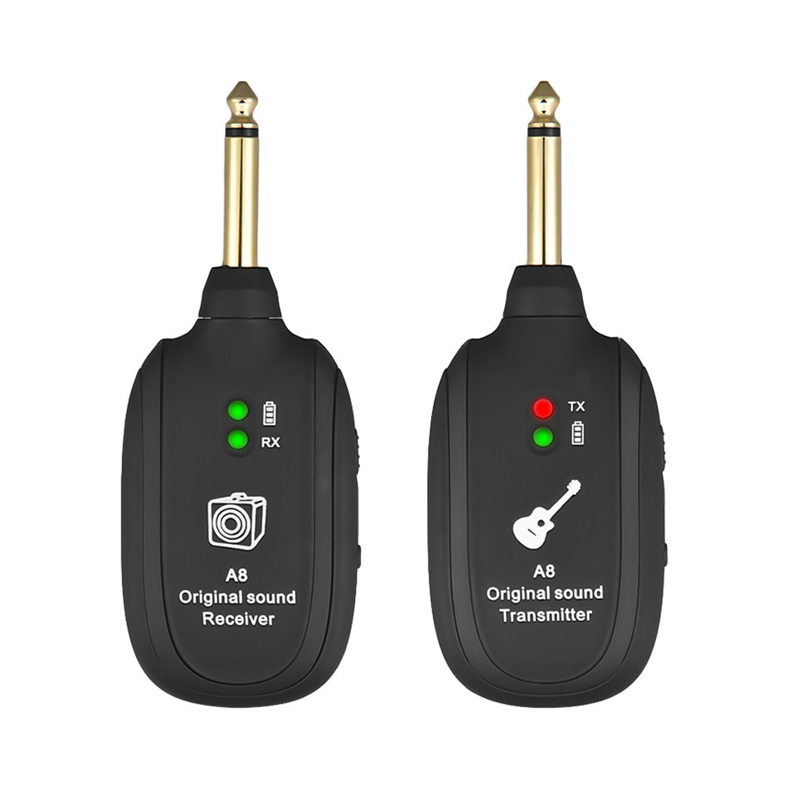 Bộ thu phát guitar không dây uhf a8 phạm vi 730mhz 50m cho guitar điện bass violin