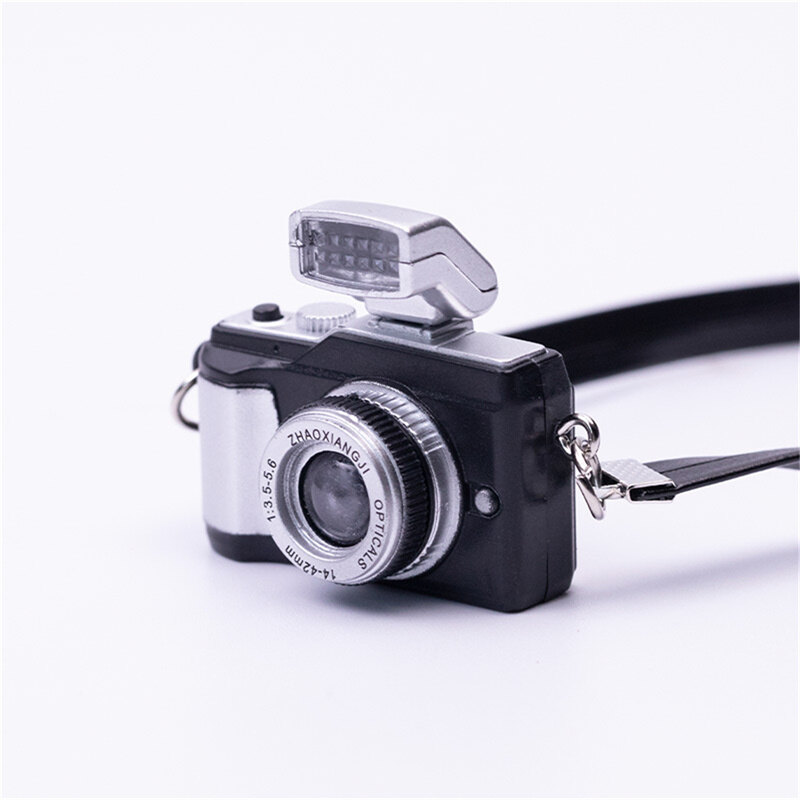 💖new production💖 móc khóa máy ảnh mini móc chìa khóa xe hơi móc chìa khóa đèn pin led chìa khóa kaca nhiều màu sắc
