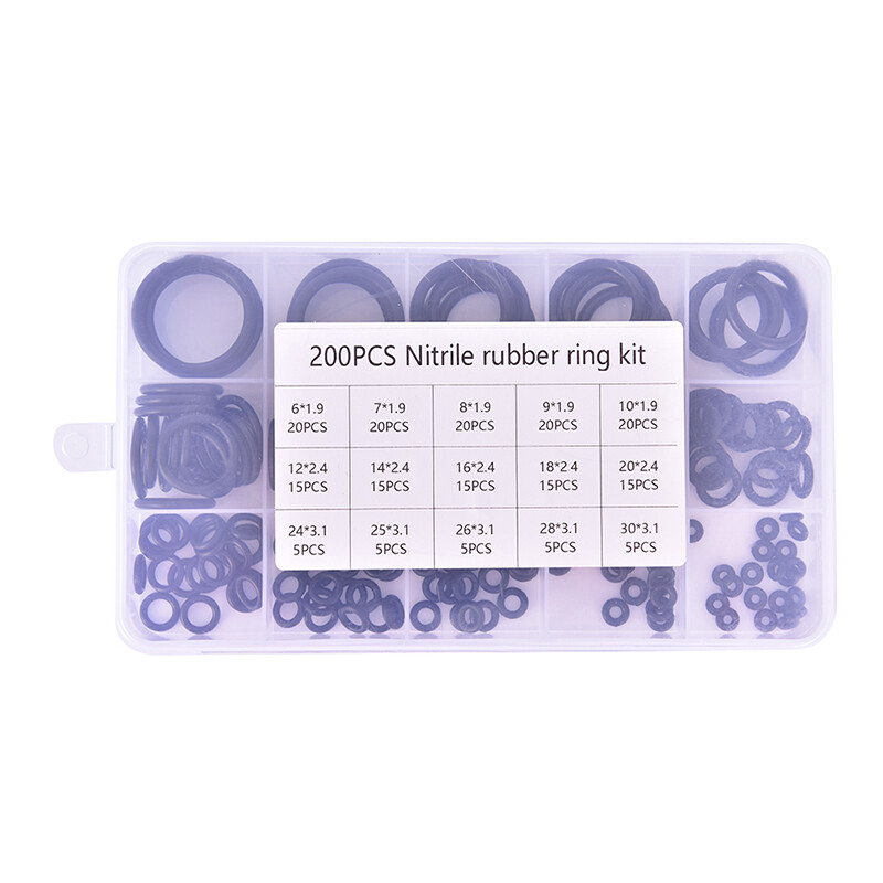 💖Hot Sale🎈 200Pcs/Set O Ring kit hydrolock Rubber O-Rings Washer Gasket Sealing Assortment