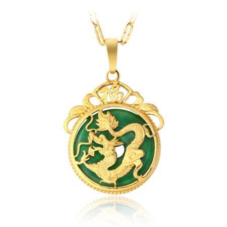 Dragon Horse Pendant Necklace - Classic Oriental Fashion Gift