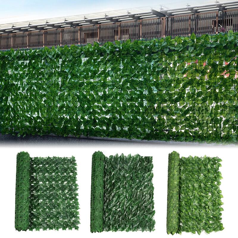 Simulation plant wall decoration fence green leaf balcony baffle ceiling garden courtyard fence fake grass mat Giá  148,000 Đồng*Miễn phí vận chuyển