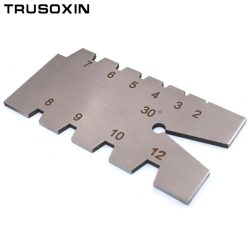 Thước đo góc cắt ren vít bằng thép không gỉ dụng cụ đo thước kiểm tra hàn thước đo ren vít độ thước đo ren