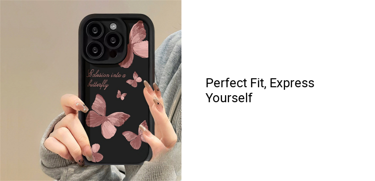 Butterfly Phone Case For Iphone Silicone Protective Cover_voghion.com