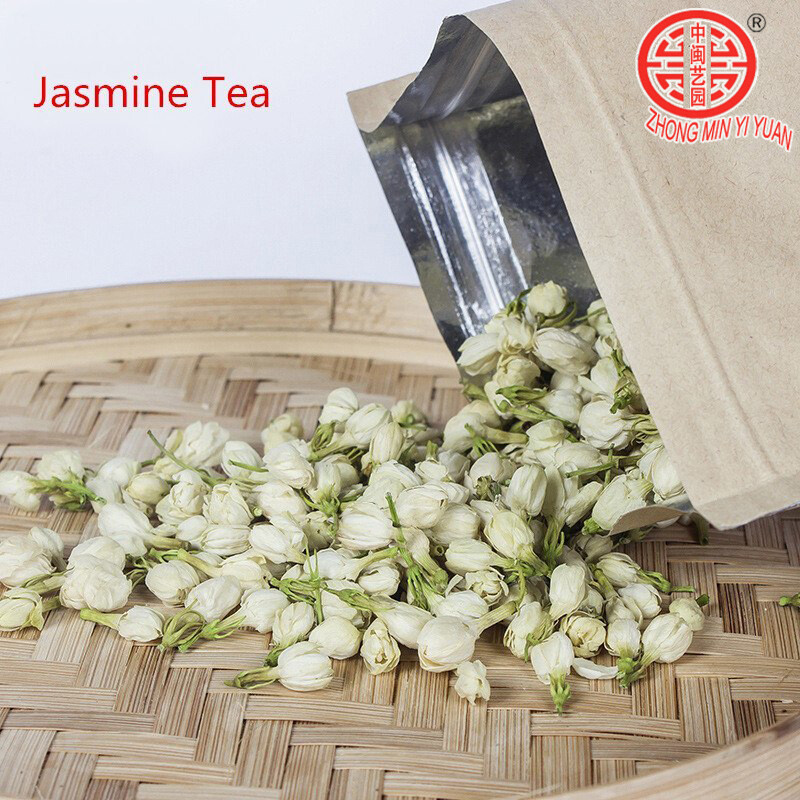 Hoa nhài 100g, hoa nhài khô 茉莉花茶 茉莉花干 （ 100 克 ）