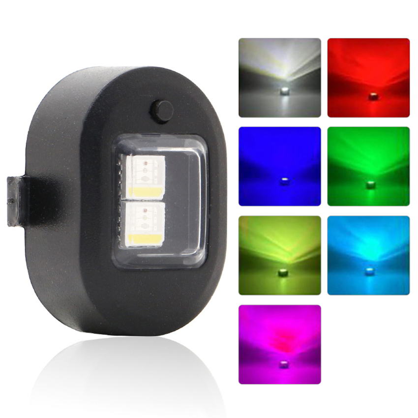 1 chiếc đèn nhấp nháy có thể sạc lại từ tính đèn led không dây định vị đèn flash led điều khiển từ xa cho máy bay cánh cố định máy bay trực thăng phụ tùng tự làm cáp sạc usb