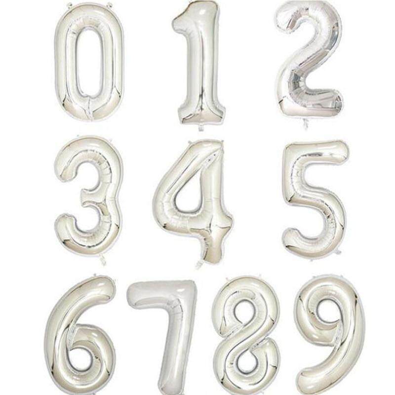 number balloon 40 inch 1st birthday party decorations kids foil balloons party supplies mermaid party wedding digit ballons (1)