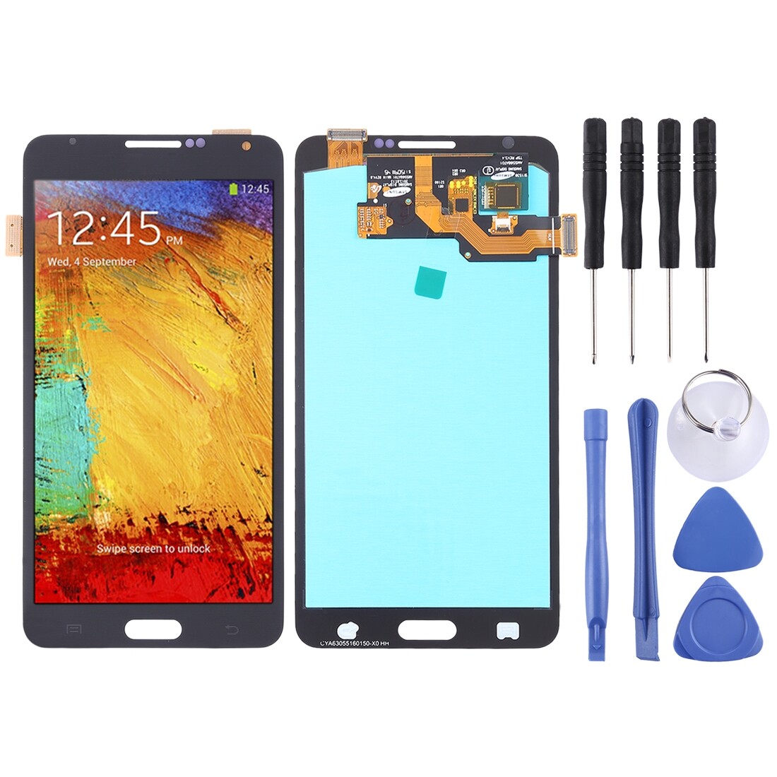 Bộ lắp ráp đầy đủ bộ số hóa màn hình lcd cho galaxy note 3, n9000 , n9005