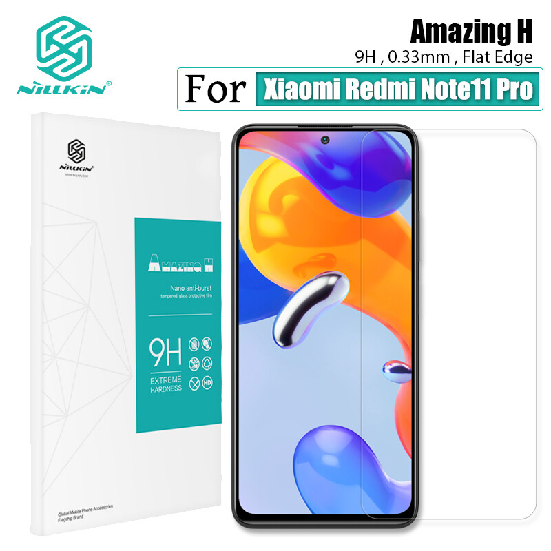 Nillkin 9H Kính cường lực Cho Xiaomi Redmi Note 12 Pro 4G Note 11 Pro Note 11 Pro 5G Note 11E Pro 5G Miếng dán màn hình điện thoại H 0.33MM Chống Cháy Nổ Bảo Vệ Màng Kính Cường Lực