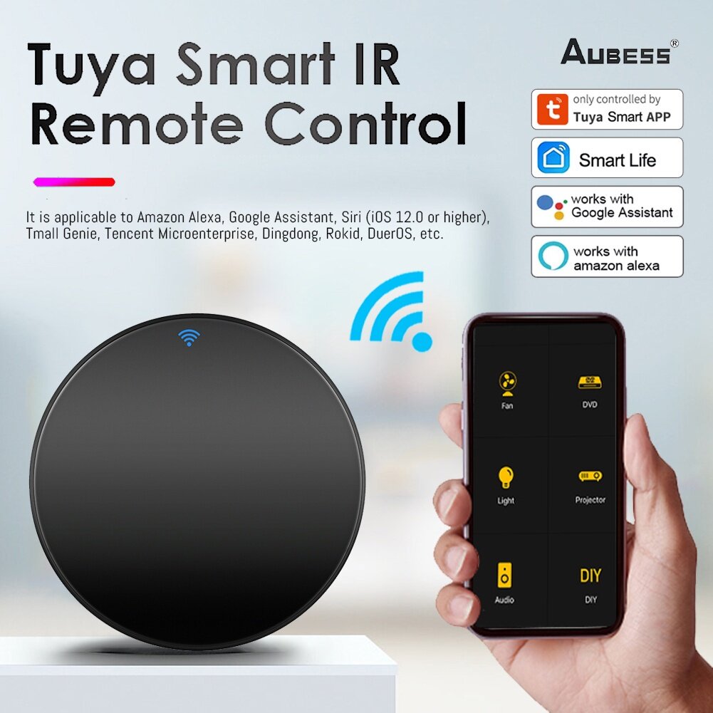 Tuya Bộ Điều Khiển Từ Xa Hồng Ngoại Thông Dụng Wifi Cho Tv Điều Hòa Không Khí Thiết Bị Gia Dụng Điều Khiển ROMAHOME