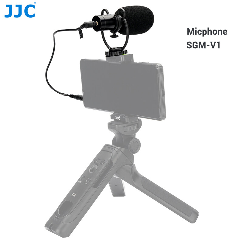 JJC GP-VPT2BT Tay cầm chụp ảnh điều khiển từ xa bluetooth không dây cho Sony A7IV A7M4 A1 ZV-E10 ZV-