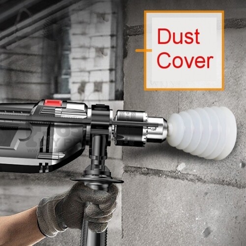 Drill Dust Cover Collector Silicon Rubber Impact Hammer Dust Collector Dustproof Device Power Tool Getah Pengumpul Habuk